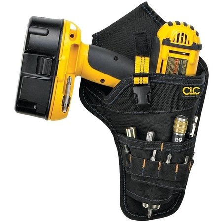 CLC WORK GEAR Tool Works Series Drill Holster, Polyester, Black, 18 in W, 1212 in H 5023